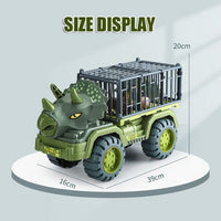 Dinosaur Truck Toy Transport Car Toy Inertial Cars Carrier Vehicle Gift Kids Kings Warehouse 