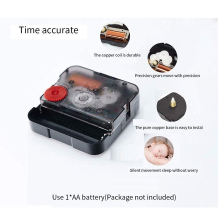 DIY Wall Clock Modern Frameless Large 3D Wall Watch Giant Roman Numerals for Home Living Room and Bedroom (Small) Fun in the Sun Kings Warehouse