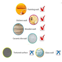 DIY Wall Clock Modern Frameless Large 3D Wall Watch Giant Roman Numerals for Home Living Room and Bedroom (Small) Fun in the Sun Kings Warehouse