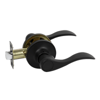 Door Handle Set Lever Passage Function Black Home & Garden Kings Warehouse