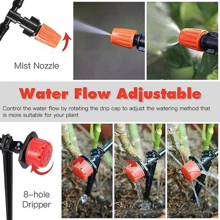 Drip Irrigation System Plant Self Garden Watering Hose Spray Kit Kings Warehouse
