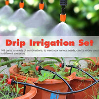 Drip Irrigation System Plant Self Garden Watering Hose Spray Kit Kings Warehouse