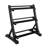 Dumbbell Rack Storage Stand Hex Weight Heavy Duty 3 Tier Wide Home Gym Fitness Sports & Fitness Kings Warehouse