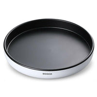 Ecoco Kitchen Rotating Spice Condiment Storage Rack Bathroom Swivel Tray Organizer Black Home & Garden Kings Warehouse