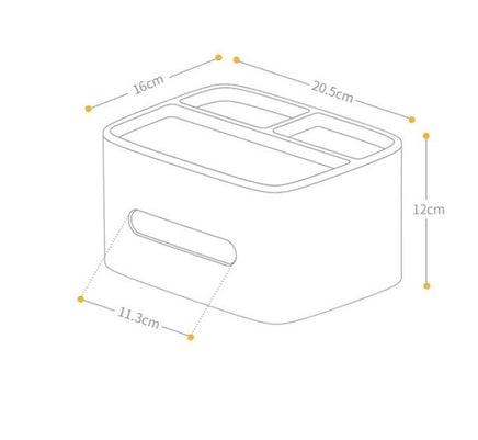 Ecoco Tissue Box Cover Table Napkin Paper Case Car Holder Storage Organizer Dispenser Auto Accessories Kings Warehouse