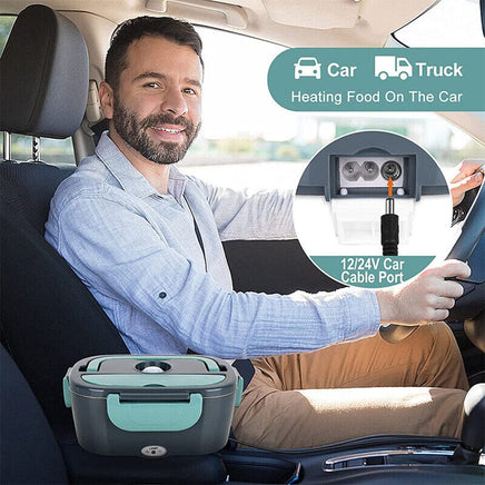 Electric Lunch Box Food Warmer Portable Leakproof Food Heater Car Home Picnic Home & Garden Kings Warehouse