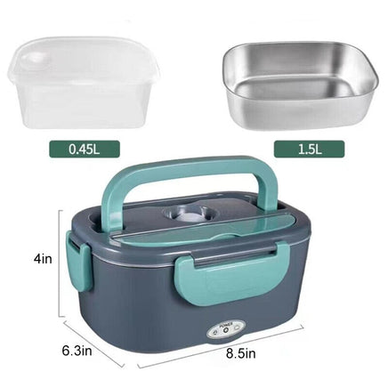 Electric Lunch Box Food Warmer Portable Leakproof Food Heater Car Home Picnic Home & Garden Kings Warehouse