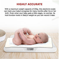 Electronic Digital Baby Scale Weight Scales Monitor Tracker Pet Health & Beauty Kings Warehouse