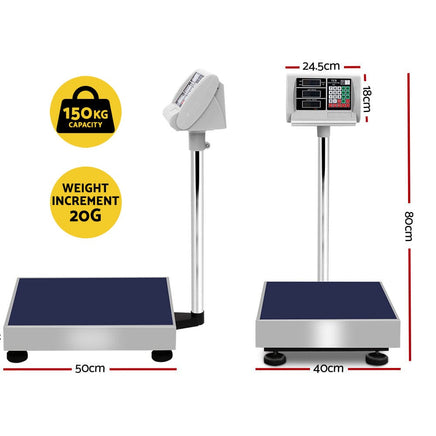 Emajin Platform Scales Digital 150KG Electronic Scale Counting LCD Home & Garden Kings Warehouse