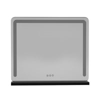 Embellir Makeup Mirror 60x50cm Hollywood Vanity with LED Light Tabletop Black Health & Beauty Kings Warehouse