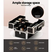 Embellir Portable Cosmetic Beauty Makeup Case- Black Mother’s Day: Health & Beauty Kings Warehouse