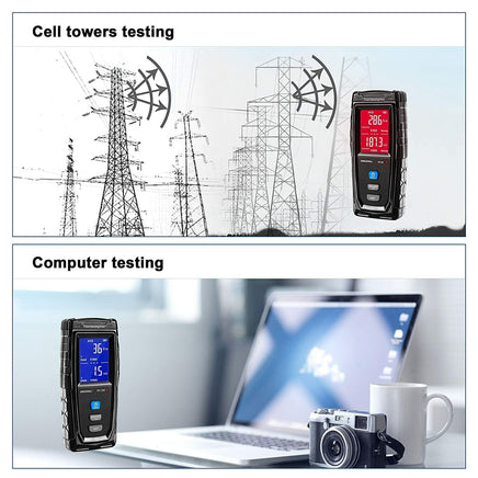 ERICKHILL EMF Meter Digital Electromagnetic Field Radiation Detector Machine Tools Kings Warehouse