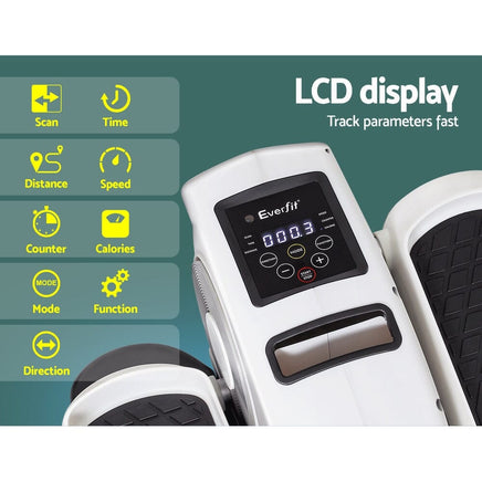 Everfit Pedal Exerciser Mini Exercise Bike Cross Trainer Under Desk Bike Sports & Fitness Kings Warehouse