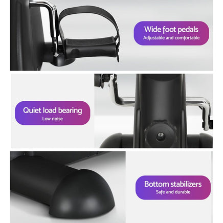 Everfit Pedal Exerciser Mini Exercise Bike Cross Trainer Under Desk Bike Sports & Fitness Kings Warehouse