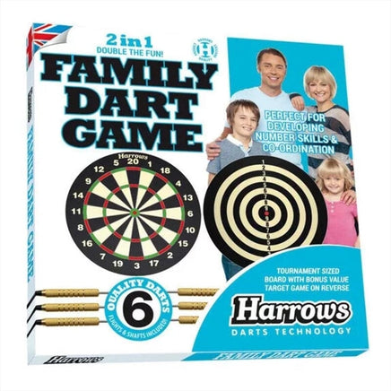 Family Dartboard 2 In 1 Game Kings Warehouse