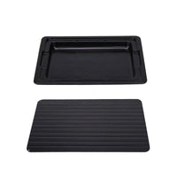 Fast Defrosting Meat Tray FDA Approved - Medium Miracle Aluminium Thawing Plate Home & Garden Kings Warehouse 