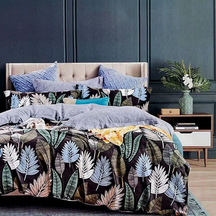 Fernando Valley 100% Cotton Reversible Quilt Cover Set King Home & Garden Kings Warehouse