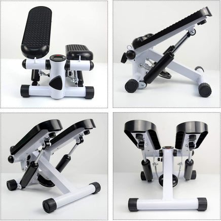 Fitness Stair Stepper Twist Household Hydraulic Stepper Resistance Bands Home Gym Kings Warehouse