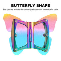 Flat Pedal Butterfly BMX MTB Ultralight 156g Multi Colour Tri Bearing Stud Pin Grips Rockbros Kings Warehouse