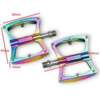 Flat Pedal Butterfly BMX MTB Ultralight 156g Multi Colour Tri Bearing Stud Pin Grips Rockbros Kings Warehouse