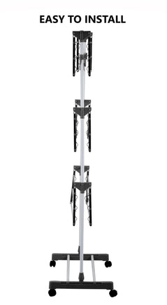 Folding 3 Tier Clothes Laundry Drying Rack with Stainless Steel Tubes for Indoor & Outdoor Home Home & Garden Kings Warehouse