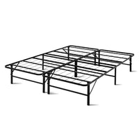 Folding Bed Frame Metal Base - Queen Furniture Kings Warehouse