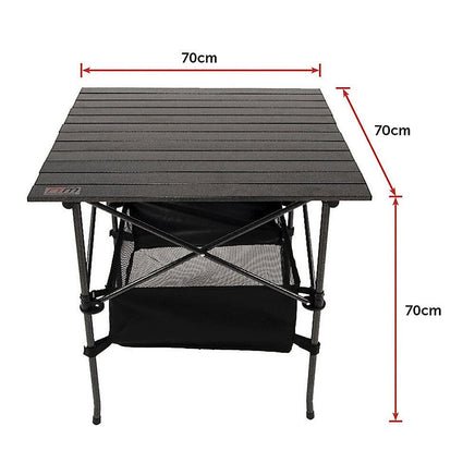 Folding Collapsible Camping Table Caravan RV Heavy Duty Steel & Aluminium Appliances KingsWarehouse