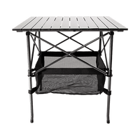Folding Collapsible Camping Table Caravan RV Heavy Duty Steel & Aluminium Appliances KingsWarehouse