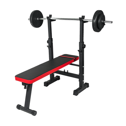 Folding Flat Weight Lifting Bench Body Workout Exercise Machine Home Fitness Sports & Fitness Kings Warehouse