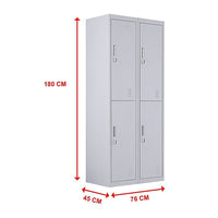 Four-Door Office Gym Shed Storage Locker Furniture Kings Warehouse