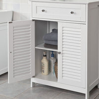 Freestanding Storage Cabinet with Doors/Drawer 60x87x35 cm Home & Garden Kings Warehouse