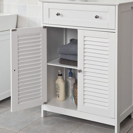 Freestanding Storage Cabinet with Doors/Drawer 60x87x35 cm Home & Garden Kings Warehouse