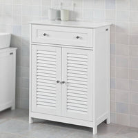 Freestanding Storage Cabinet with Doors/Drawer 60x87x35 cm Home & Garden Kings Warehouse