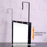 Full-Length Mirror Long Standing for Bedroom and Bathroom (106 x 35 cm, Black) Kings Warehouse