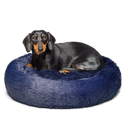 Fur King "Aussie" Calming Dog Bed - Blue - 60 CM - Small Kings Warehouse
