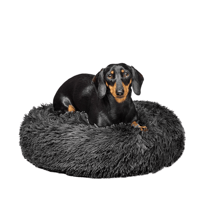 Fur King "Aussie" Calming Dog Bed - Grey - 60 CM - Small Kings Warehouse