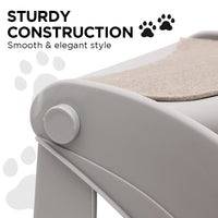 Furtastic Foldable Pet Stairs In Grey - 38cm Dog Ladder Cat Ramp Pet Care Kings Warehouse