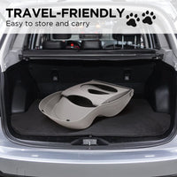 Furtastic Foldable Pet Stairs In Grey - 38cm Dog Ladder Cat Ramp Pet Care Kings Warehouse