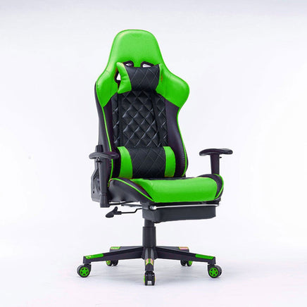 Gaming Chair Ergono Black REdmic Racing chair 165° Reclining Gaming Seat 3D Armrest Footrest Furniture Kings Warehouse