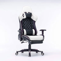 Gaming Chair Ergono Black REdmic Racing chair 165° Reclining Gaming Seat 3D Armrest Footrest Furniture Kings Warehouse