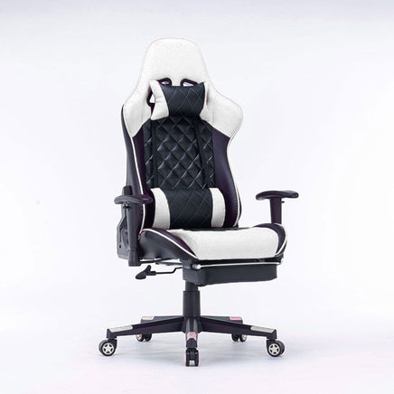 Gaming Chair Ergono Black REdmic Racing chair 165° Reclining Gaming Seat 3D Armrest Footrest Furniture Kings Warehouse