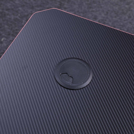 Gaming Desk Desktop PC Computer Desks Desktop Racing Table Office Laptop Home K-Shaped Legs Black 140cm Furniture Kings Warehouse