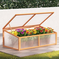 Garden Bed 110x58x42cm Wooden Planter Box Raised Container Growing Home & Garden Kings Warehouse