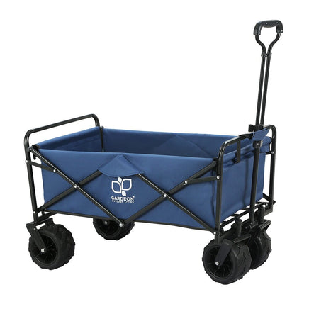 Garden Cart Folding 120kg Trolley Camping Wagon Barrow Outdoor Beach Home & Garden Kings Warehouse