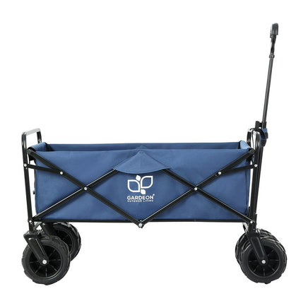 Garden Cart Folding 120kg Trolley Camping Wagon Barrow Outdoor Beach Home & Garden Kings Warehouse
