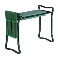 Garden Kneeler 3-in-1 Padded Seat Stool Outdoor Bench Knee Pad Foldable Home & Garden Kings Warehouse