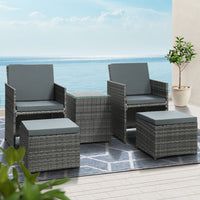 Garden Recliner Chairs Sun Lounge Wicker Lounger Outdoor Furniture Patio Sofa garden supplies Kings Warehouse