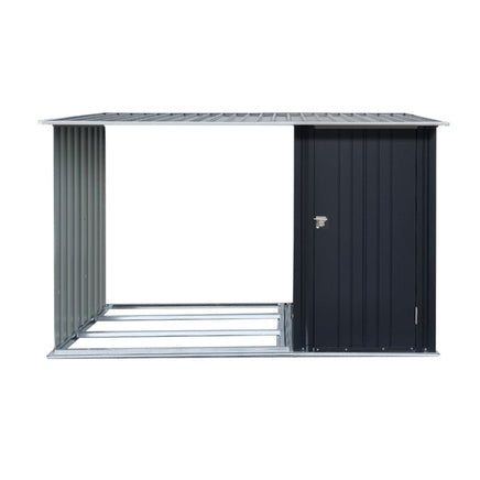 Garden Shed 2.49x1.04M Sheds Outdoor Tool Storage Workshop House Steel 2 in 1 Kings Warehouse