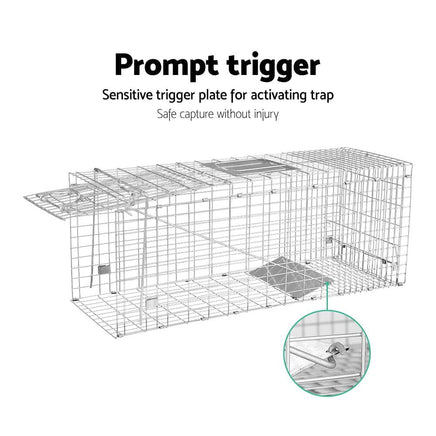 Gardeon Animal Trap Humane Possum Cage Live Animal Catch Rabbit Cat Hare Fox Kings Warehouse