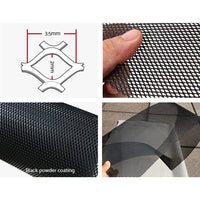 Gardeon Gutter Guard Aluminium Mesh 30M 100x20cm Black Home & Garden Kings Warehouse